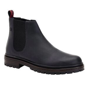 Base London Mens Walsh Leather Chelsea Boots / Black
